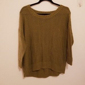 Olive knit sweater